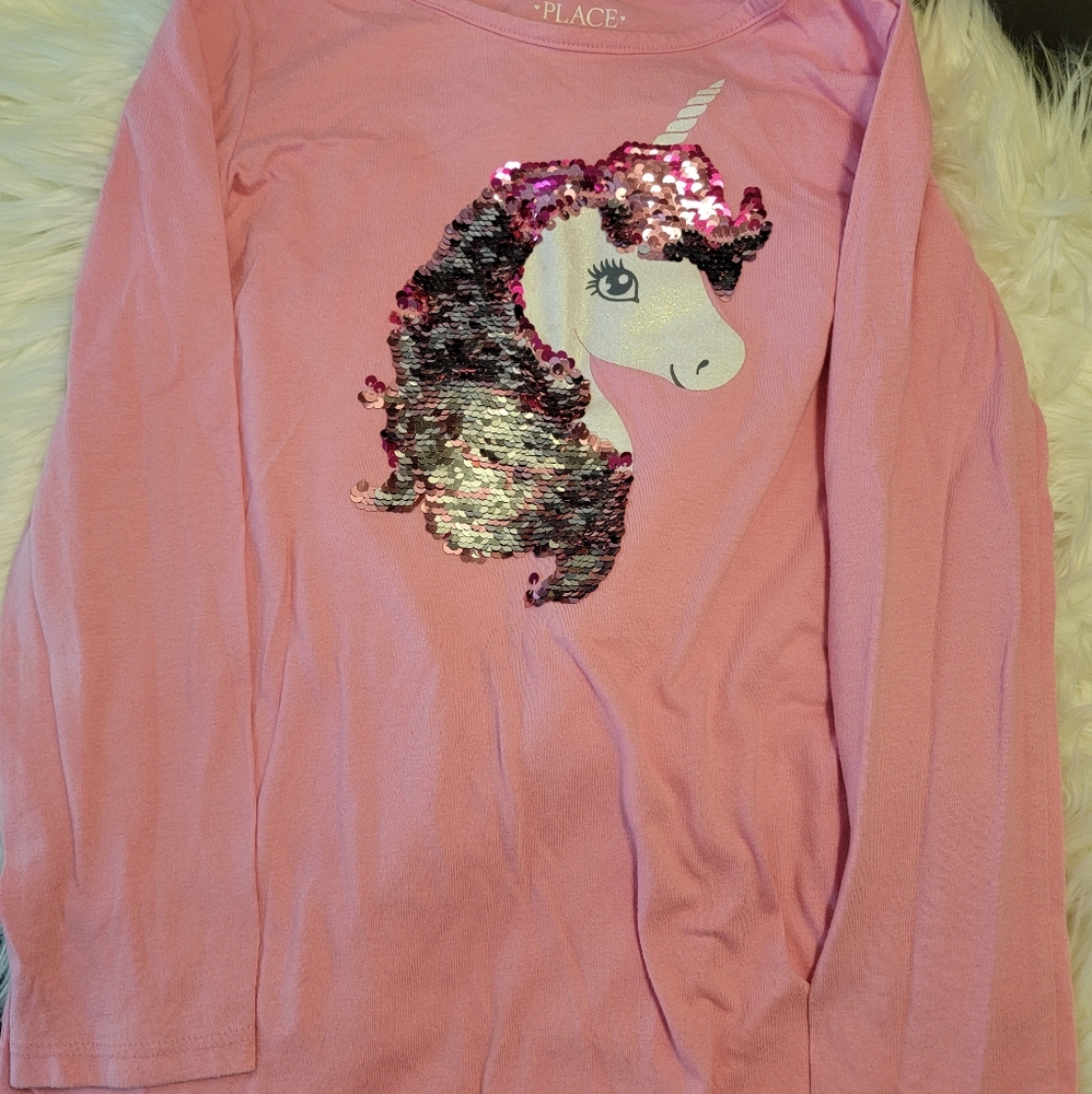 Girl 7/8 unicorn shirt